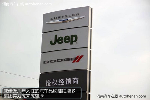 探访克莱斯勒/Jeep/道奇圃田威佳店