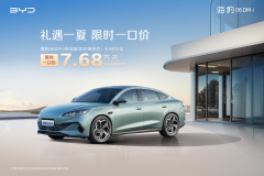 礼遇一夏，限时一口价！比亚迪海豹06D