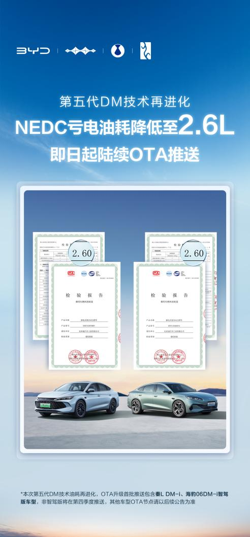 比亚迪第五代DM技术再进化引领插混技术